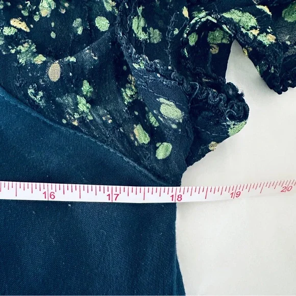 Advance Apparels, Boho Blouse, Free Size, Blue, Green & yellow - Picture 11 of 12